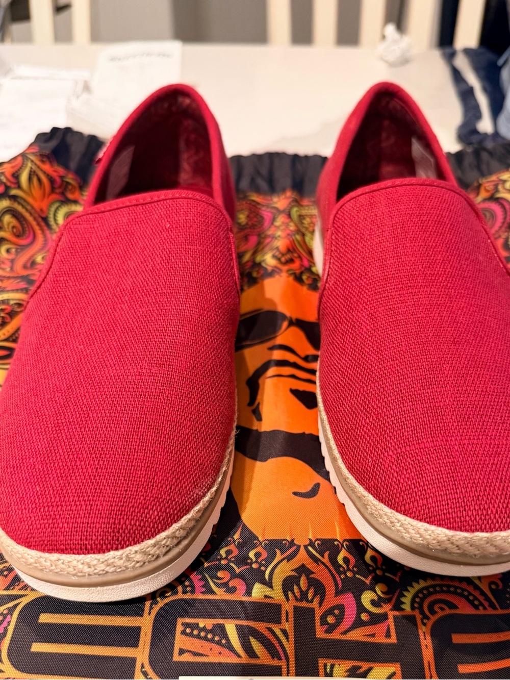 BOBS from Skechers Red Slip-On Flats